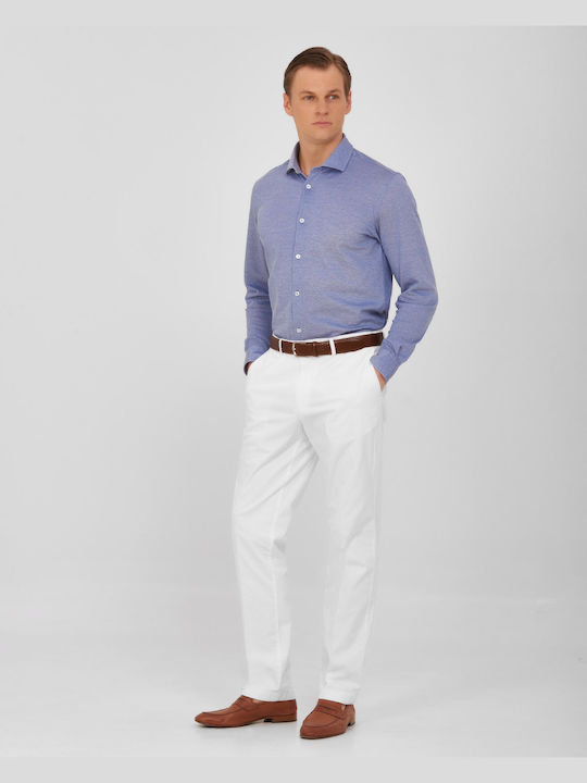 Chinos modern fit Kaiserhoff White Cotton Monochrome Evening, ALL DAY, CASUAL, BUSINESS, BLAZER, WEDDING