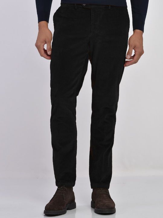 Corduroy trousers modern fit Kaiserhoff Black COTTON MIX