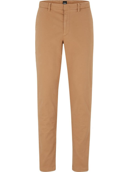 Kaito1 Herrenhosen Chinos Elastisch Schlank Passform Beige