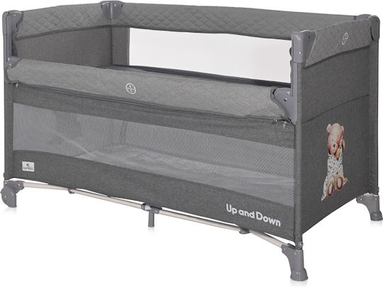 Lorelli Up & Down Кошара за игра 2 Нива Сив 125x65см