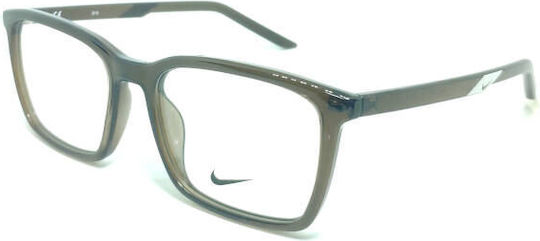 Nike Ανδρικός Κοκκάλινος Σκελετός Γυαλιών σε Πράσινο Χρώμα 7256 090