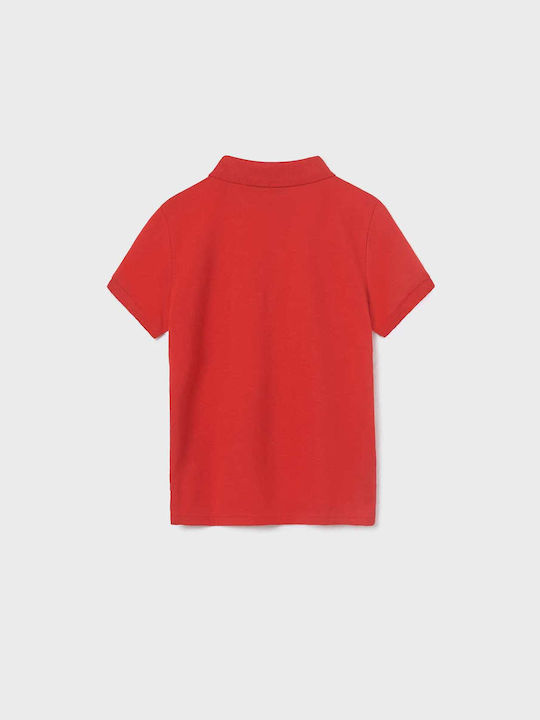 Mayoral Kids Polo Short Sleeve Red