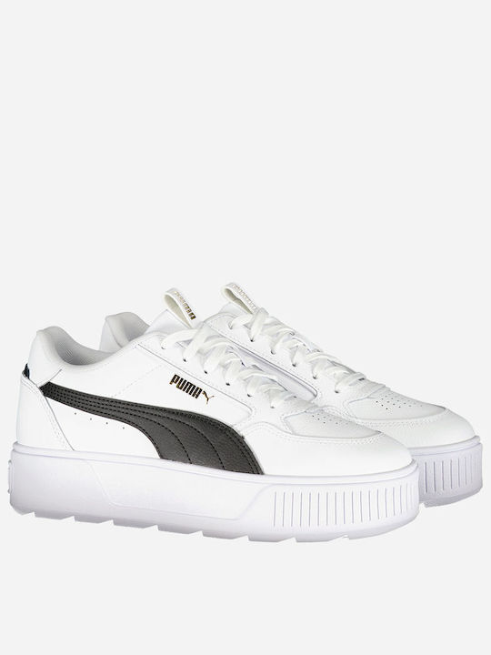 Karmen Rebelle Flatforms Sneakers White