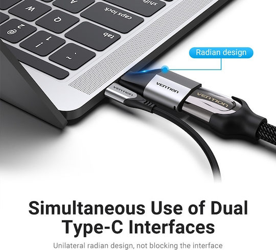 Vention Converter USB-C male to HDMI female Gray 1pcs TCAH0