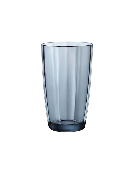 Bormioli Rocco Pulsar Glas Wasser aus Glas in Blau Farbe 470ml 1Stück