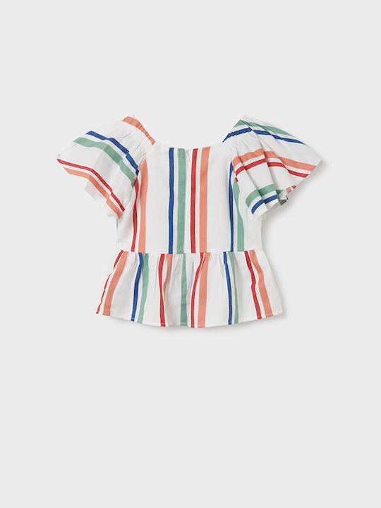 Mayoral Kids Blouse Short Sleeve Multicolour