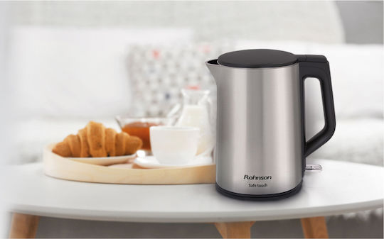 Rohnson Βραστήρας 1.5lt 2200W Ασημί