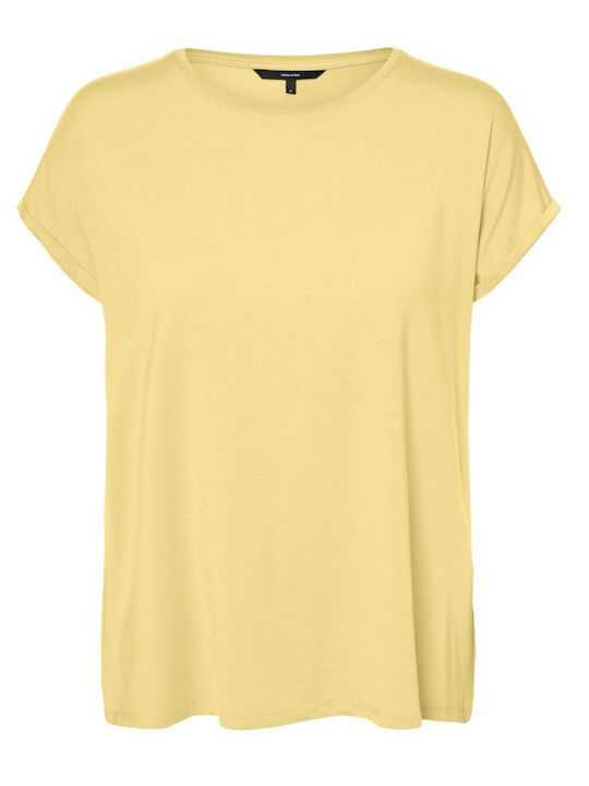Vero Moda Women's Athletic T-shirt Yellow