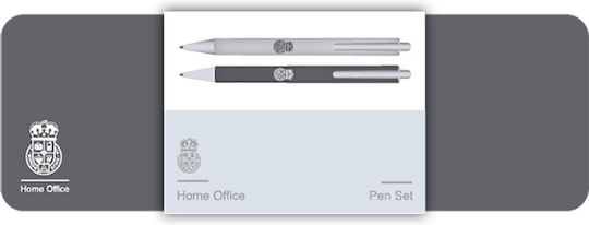 Blue Sky Studios Home Office Premium Set with Notebook and Pen