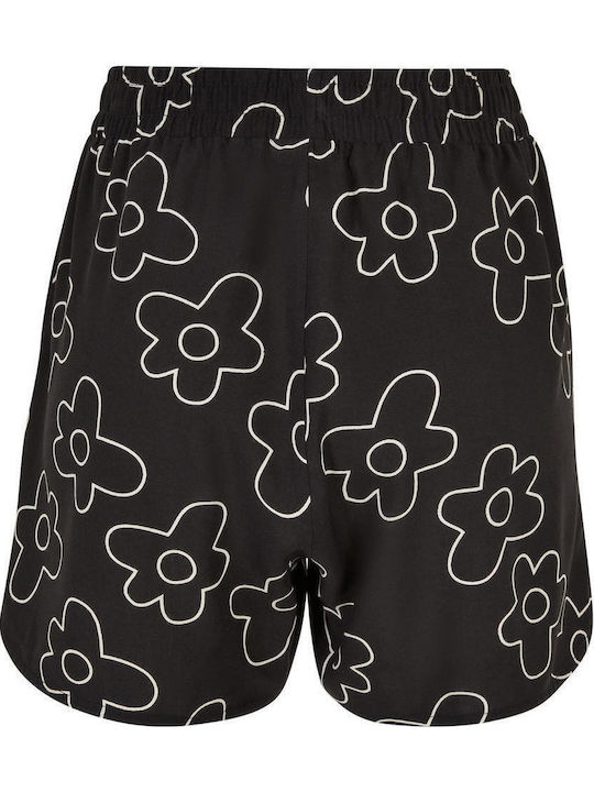 TB3435 Femei Pantaloni scurți Beige Flower
