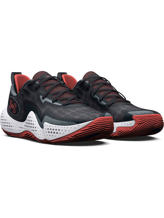 Under Armour Spawn 5 cu talpă joasă Pantofi de baschet Negri