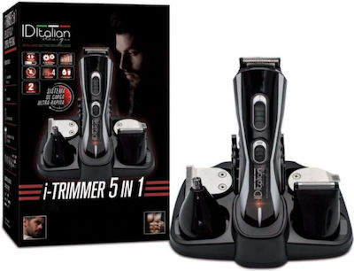 PostQuam Professional iTrimmer 5 in 1 Rechargeable Hair Clipper Black