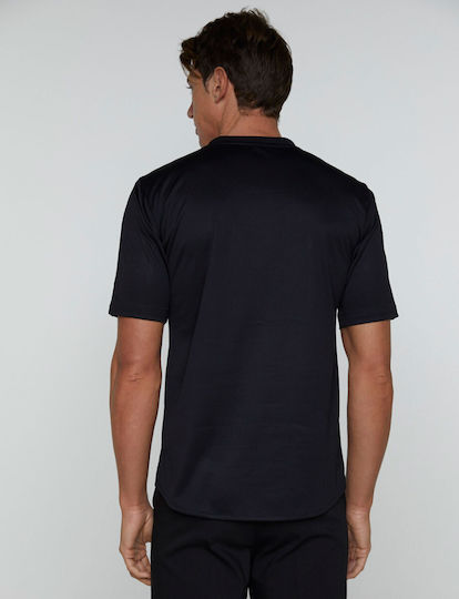 Ayo Blouse Chef Microfiber Male Black with Short Sleeve 22CTSU4