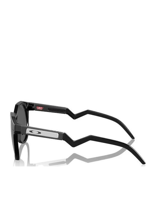 Oakley HSTN Men's Sunglasses with Black Plastic Frame and Black Lens OO9242-01