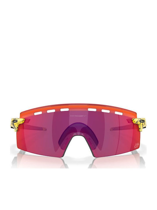Oakley Encoder Strike Vented Men's Sunglasses with Yellow Plastic Frame and Purple Lens OO9235-07