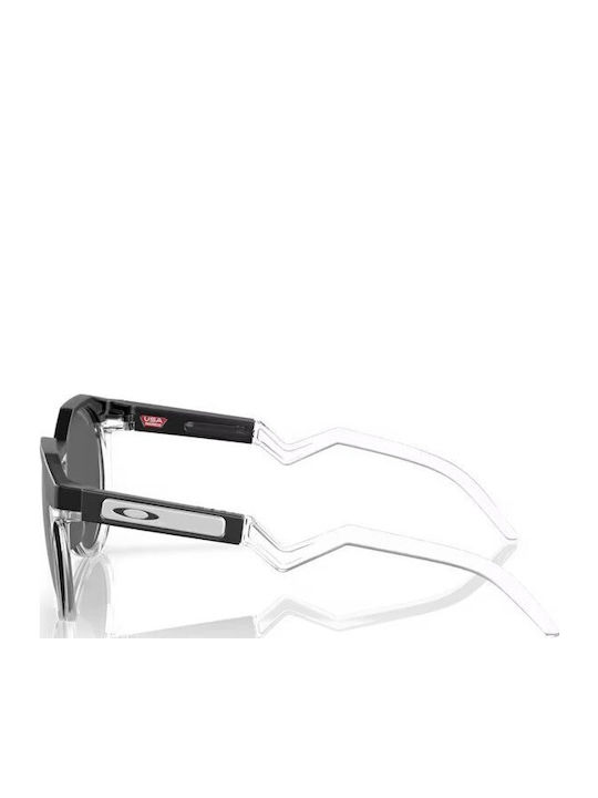 Oakley HSTN Men's Sunglasses with Multicolour Plastic Frame and Black Polarized Lens OO9242-05