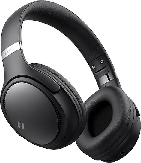Havit H630BT Ασύρματα / Ενσύρματα Over Ear Ακουστικά με Ραδιόφωνο με 36 ώρες Λειτουργίας Μαύρα