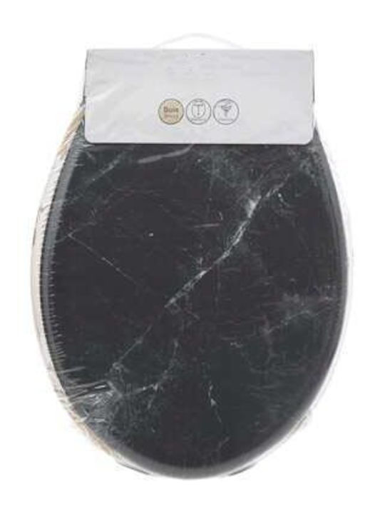 Wooden Toilet Seat Black AT0000266 42.5cm