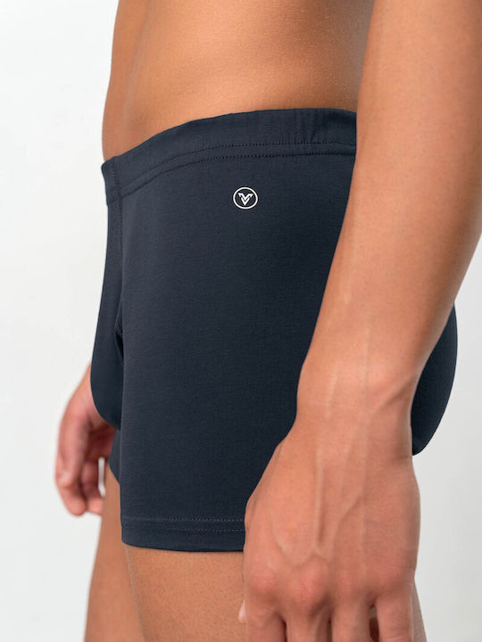 Ανδρικά Μποξεράκια Μπλε με Σχέδια 2Pack