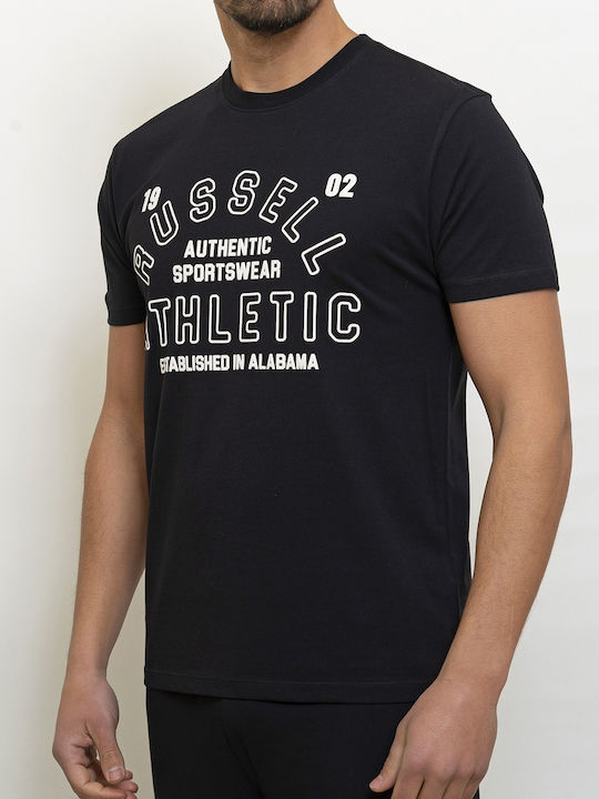 Russell Athletic T-shirt Bărbătesc cu Mânecă Scurtă Negru