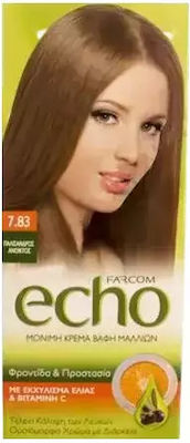 Farcom Echo Set Haarfarbe 7.83 Palisandros Open 60ml