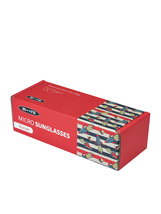 Micro Square Kids Sunglasses with Polarized Red Lens
