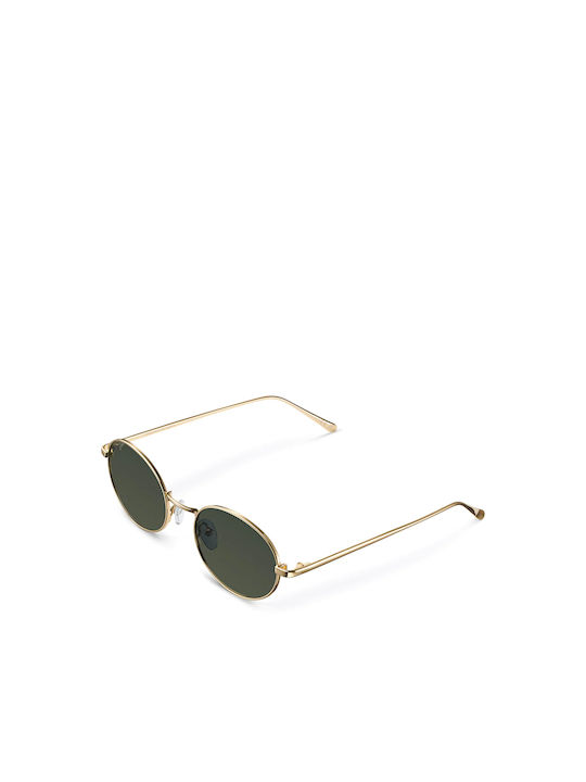 Meller Oni Sunglasses with Gold Metal Frame and Green Polarized Lens ONI-GOLDOLI