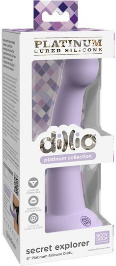 Pipedream Secret Explorer Dildo realist Cu ventuză Violet 15cm