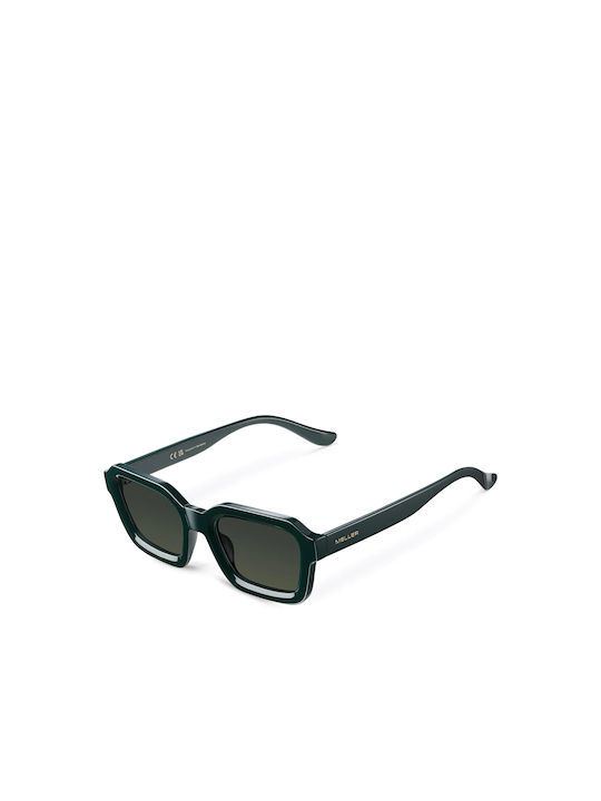 Meller Nayah Sunglasses with Green Plastic Frame and Green Polarized Lens NAY-PINEOLI
