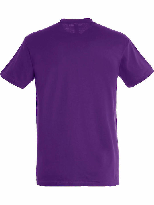 Sol's Regent Ανδρικό Διαφημιστικό T-shirt Κοντομάνικο Light Purple