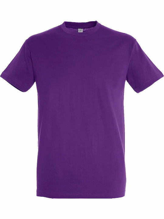 Sol's Regent Ανδρικό Διαφημιστικό T-shirt Κοντομάνικο Light Purple