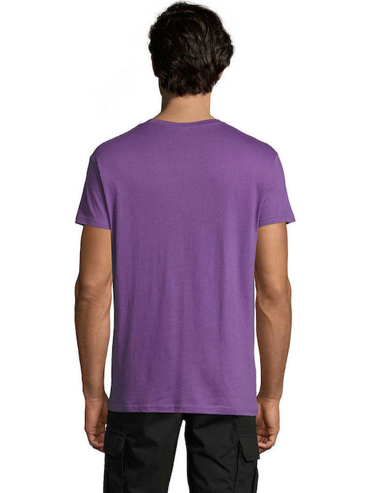 Sol's Regent Ανδρικό Διαφημιστικό T-shirt Κοντομάνικο Light Purple