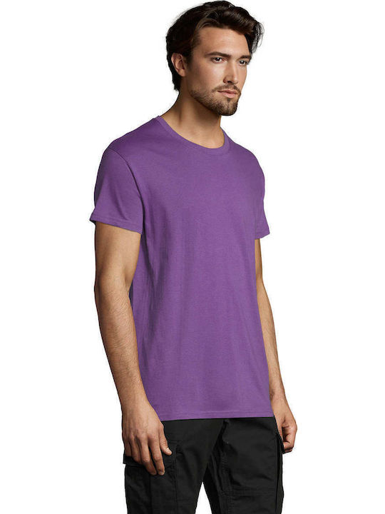 Sol's Regent Ανδρικό Διαφημιστικό T-shirt Κοντομάνικο Light Purple