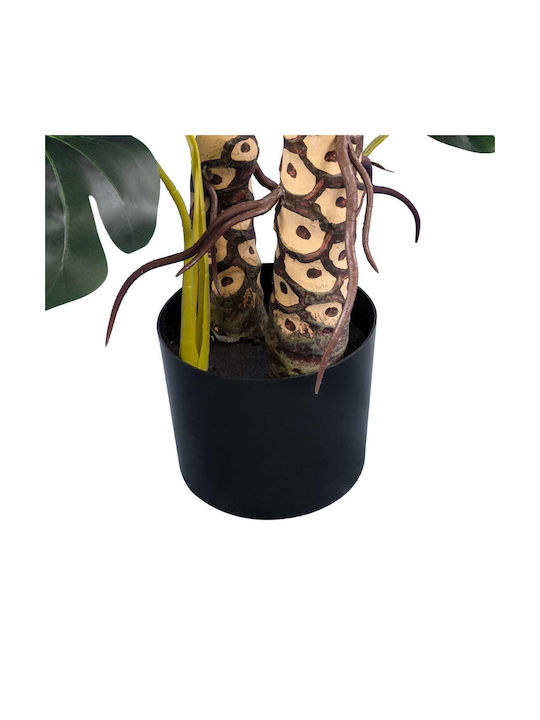 Künstliche Pflanze im Topf Monstera Grün 140cm GloboStar