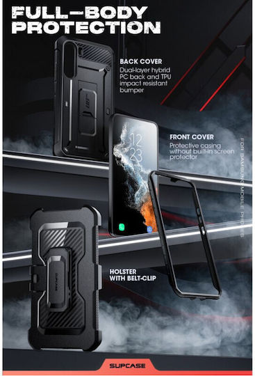 Supcase Unicorn Beetle Pro 360 Full Cover Plastic 1.2mm Black (Galaxy S23)