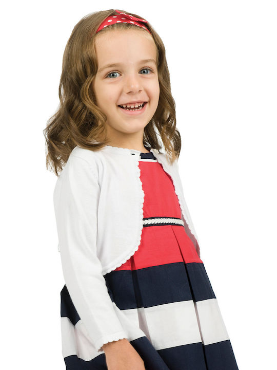 Energiers Girls Bolero Jacket with Buttons Ecru