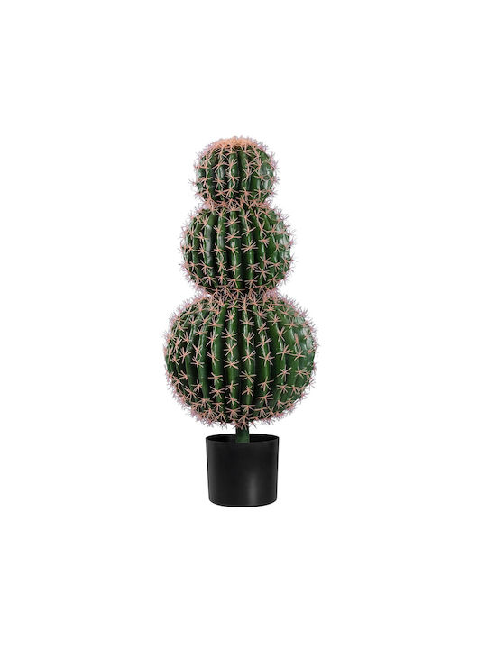 GloboStar Artificial Plant in Pot Cactus Green 85cm with LED 1pcs