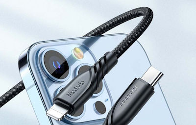 Mcdodo Charger with USB-A Port and USB-C Port and Cable USB-C - Lightning 20W Blacks (CH-1952)