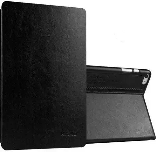 Kakusiga Smart Flip Cover Din Piele Neagră Universal 7"