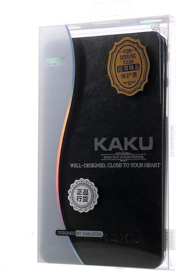 Kakusiga Smart Flip Cover Din Piele Neagră Universal 7"