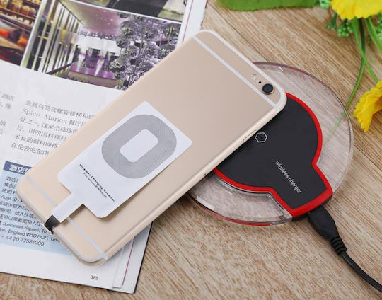 Qi Charging Receiver Lightning in White color