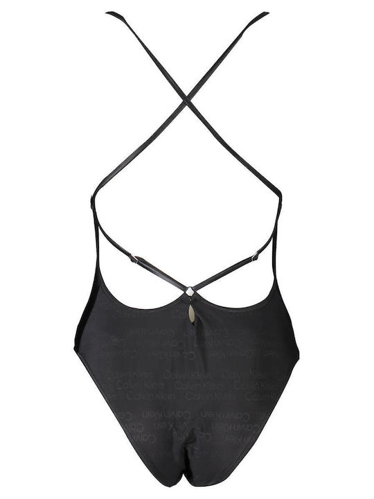 Calvin Klein One-Piece Swimsuit Black