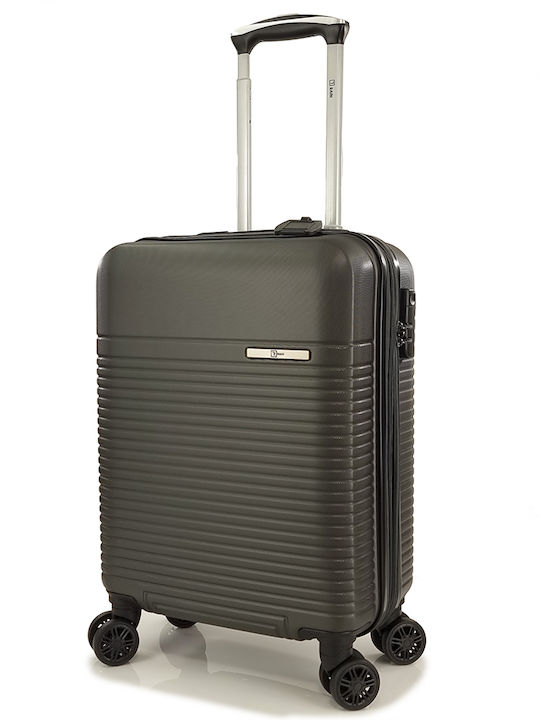 Rain C Cabin Hard Gray Travel Suitcase With 4 Wheels Height 55cm