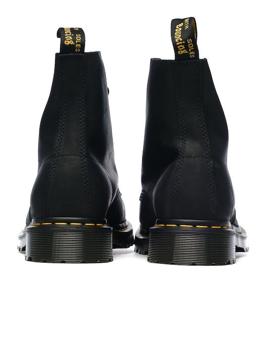 1460 Pascal Leather Black Boots