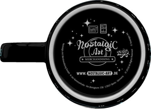 Nostalgic Art Einstein Becher Keramik Schwarz
