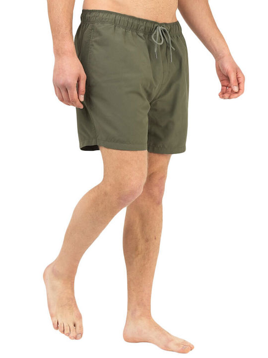 Double Men's Swimwear Shorts Khaki