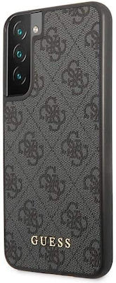 Guess 4G Metal Logo Back Cover Δερματίνης / Πλαστικό Γκρι (Galaxy S23)