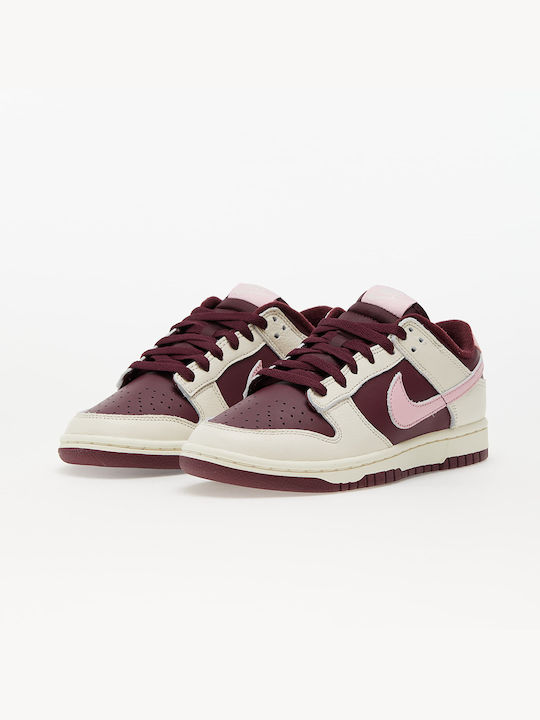 Nike Dunk Ανδρικά Sneakers Premium Pale Ivory / Med Soft Pink / Night Maroon