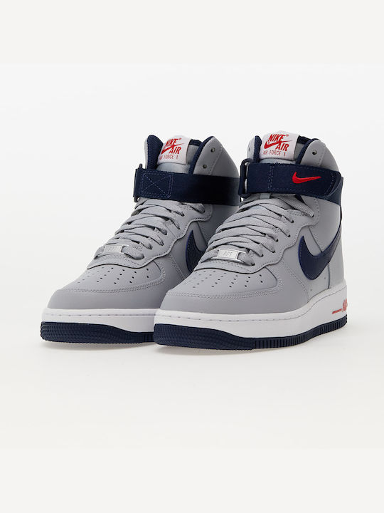 Nike Air Force 1 Γυναικεία Sneakers Wolf Grey / College Navy University Red