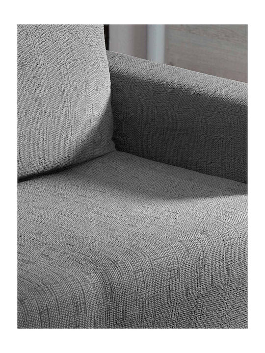 Madi Tratini Elastische Abdeckung für Zweisitziges Sofa Grey 1Stück